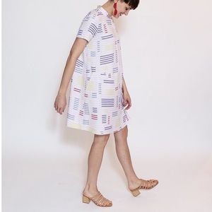 Dusen Dusen Dress XS purple striped